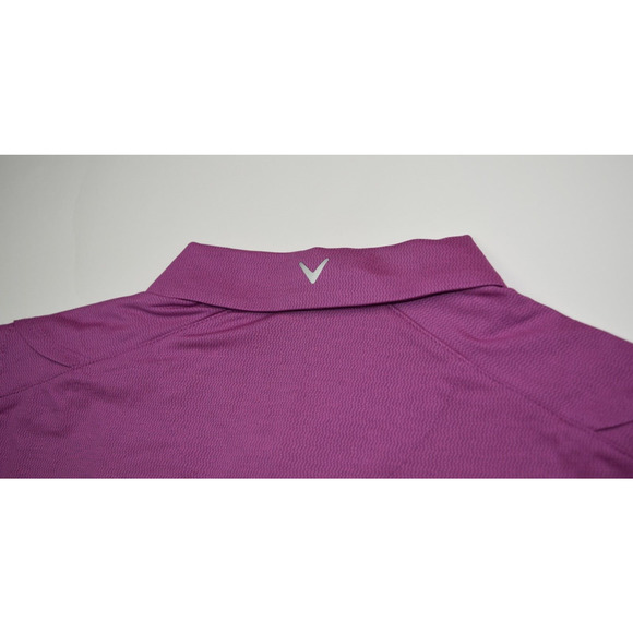 Callaway Womens XL Golf Polo Tank Solid Purple 1/4 Zip Stretch Opti-Dri Cooling - Picture 6 of 12